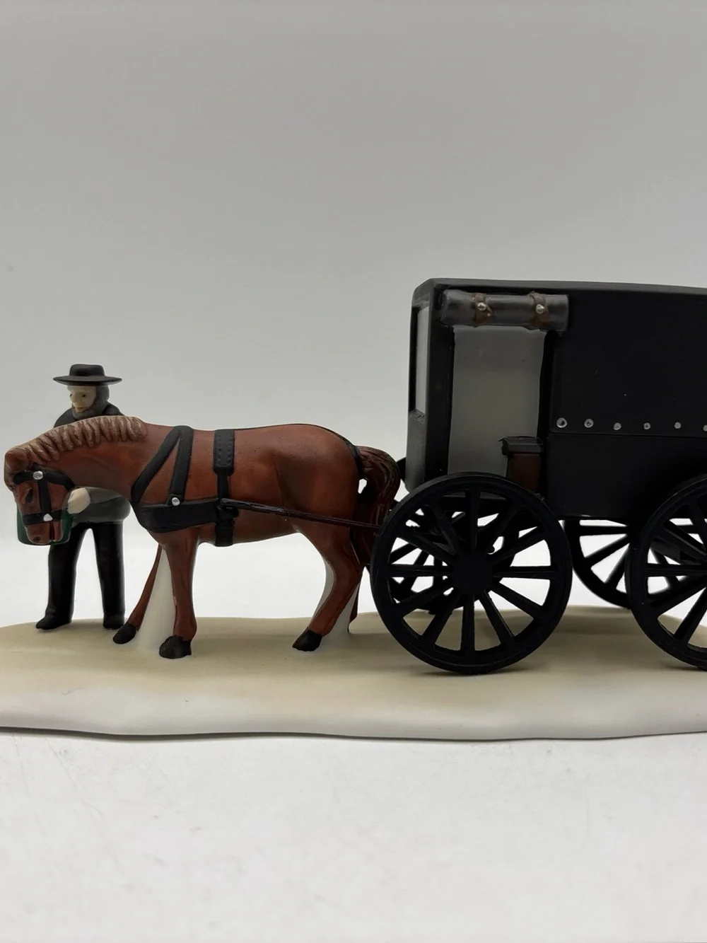 Department 56 1989 Vintage Heritage Village Collection Amish Buggy 59498 Retired